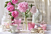 Obraz Romantické prestieranie na stole